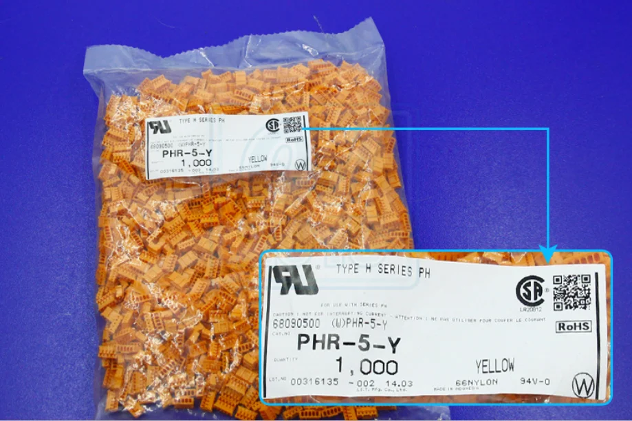 

PHR-5-Y корпуса желтого цвета Соединители Клеммы корпуса 100% новые и оригинальные детали