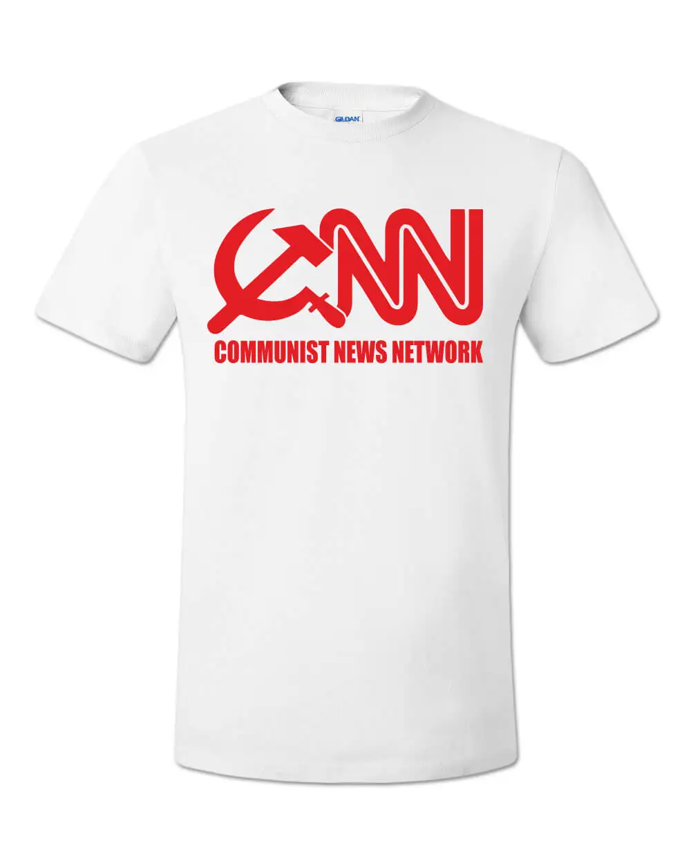 CNN Коммунистическая новость сетевая рубашка забавная футболка поддельные