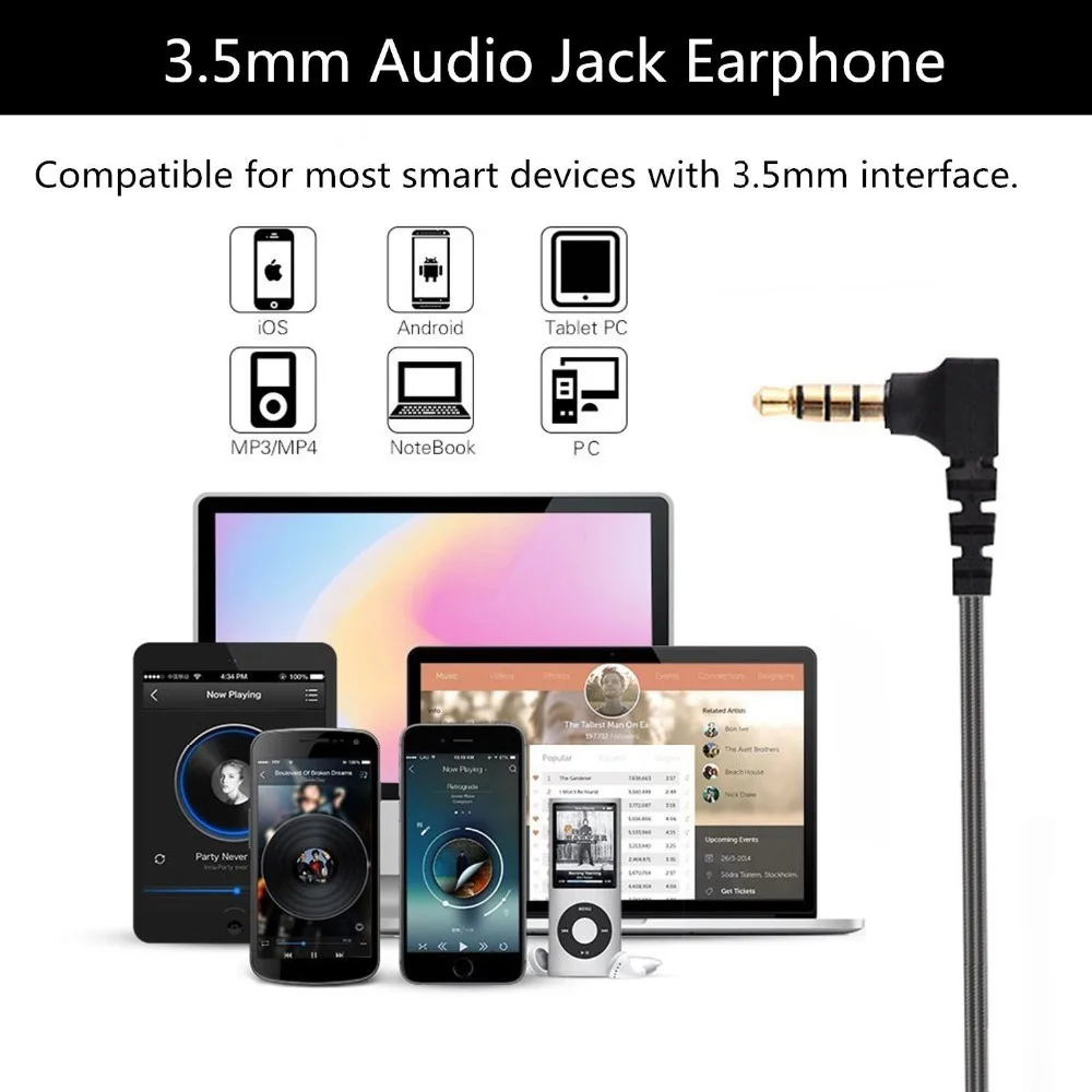 Наушники вкладыши с двойным драйвером шумоизоляция спортивные наушники стерео