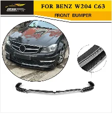 W204 C63 углеродное волокно боковое расширение юбка для Benz W204 4 Двери Седан C180 C200 C260 C63 Amg 12-14