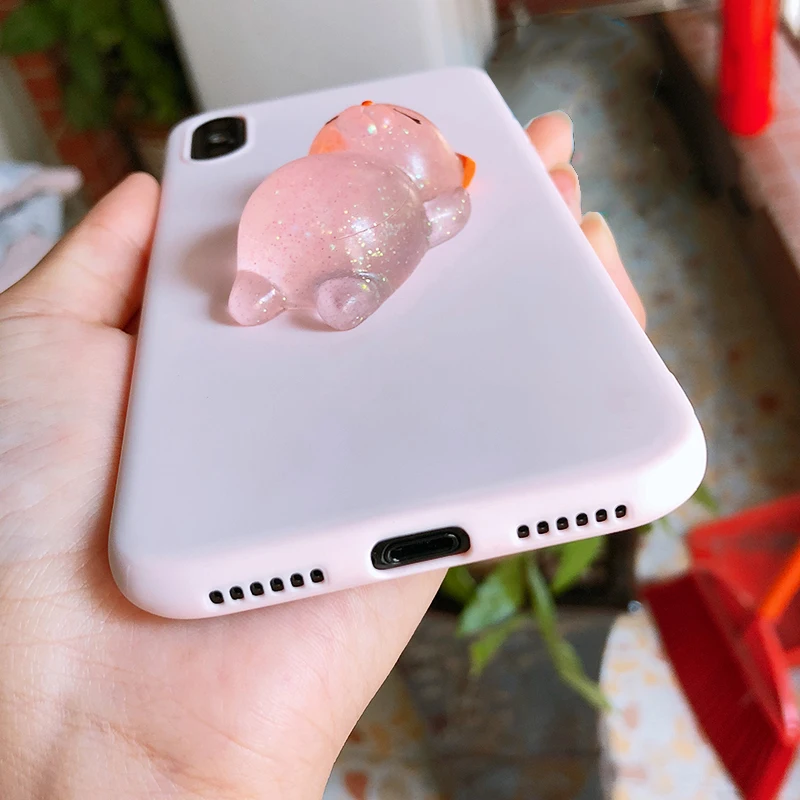 Мягкий чехол для телефона чехол для iPhone 5 5S SE X XR XS Max с мягкими котами, милый чехол для iPhone 7 8 6 6s plus, Аксессуары для 3D кукольного телефона, Новинка