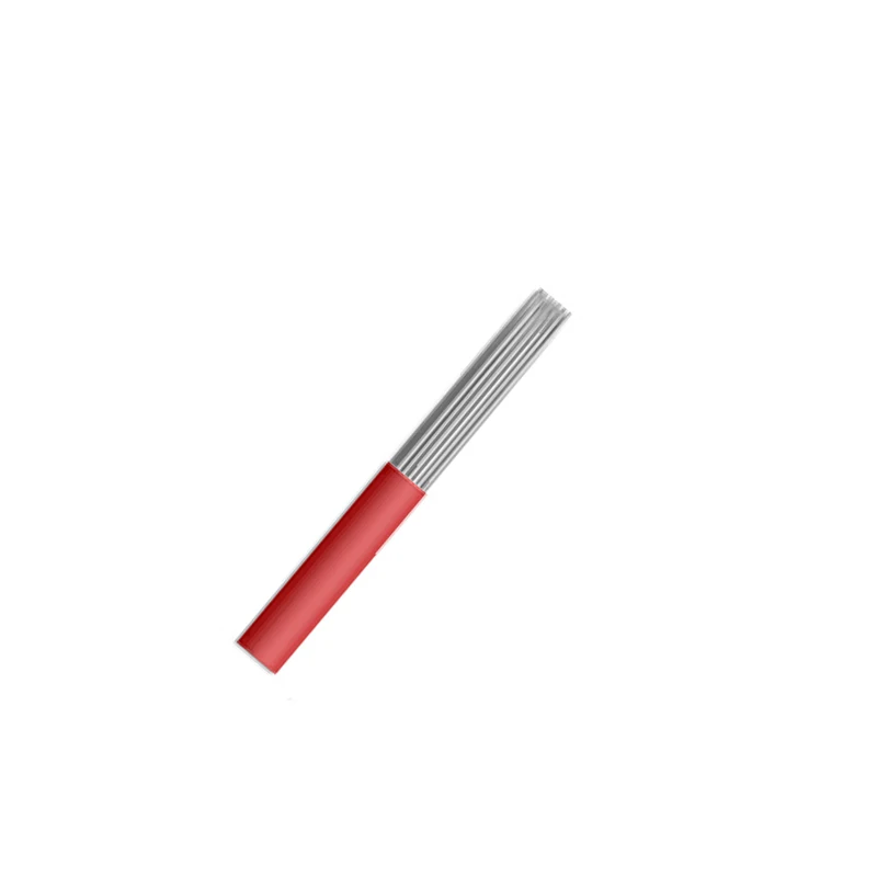 

50pcs Round 17 Microblading Needles Pin for Manual Pen Round Tattoo Blade 17 for Permanent Makeup Embroidery Fog Eyebrow
