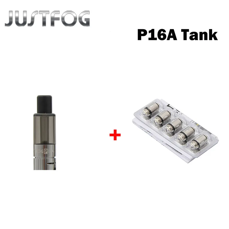 Justfog P16A клиромайзер бак 1 9 мл испаритель для электронных сигарет ом катушка