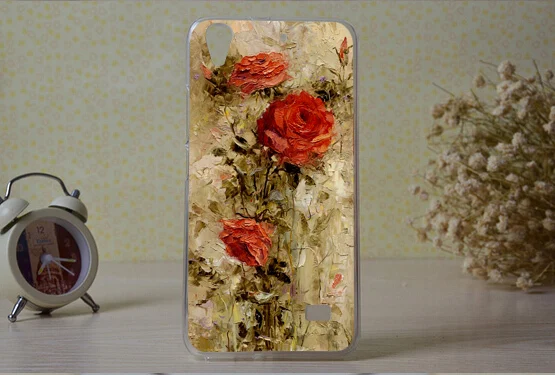 Жесткий чехол с рисунком для Huawei g620s diy чехлы 3D модный красивый дизайн цветами |