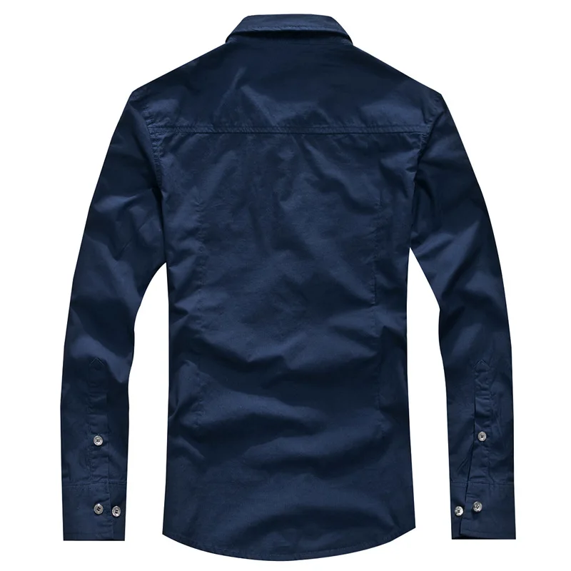 Новый Военная Униформа Air Force рубашка Для мужчин с длинным рукавом Повседневное