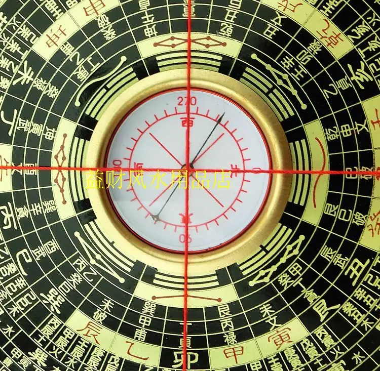 Настоящий даосизм зал 10 дюймов компас интегрированный три года династии Цин