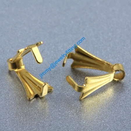 TheJewelry Accessories leaf shape  Bails for Pendants  7000pcs freee shipping