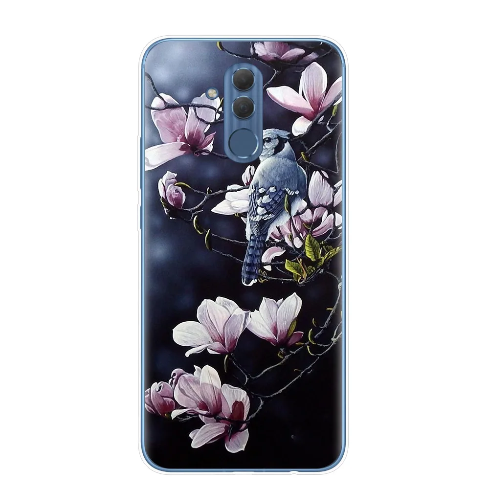 Мягкий ТПУ чехол для телефона Huawei Mate 10 20 Lite Pro Y5 Y6 Prime 2018 Y9 2019 мультяшный с собакой