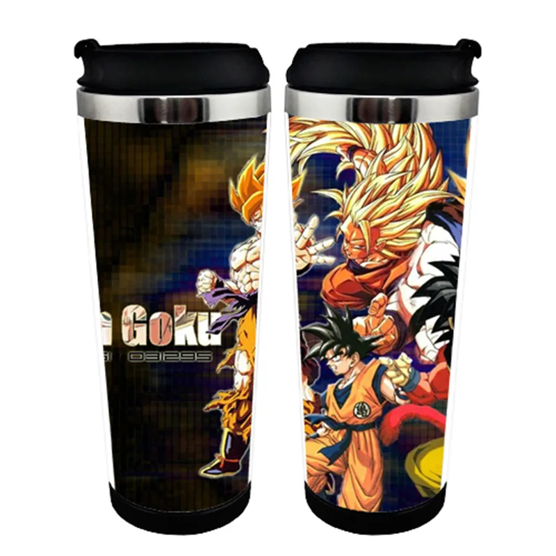 Японское аниме DRAGON BALL GoKu двойная изоляционная полимерная пластиковая кружка кофейная чашка космическая чашка