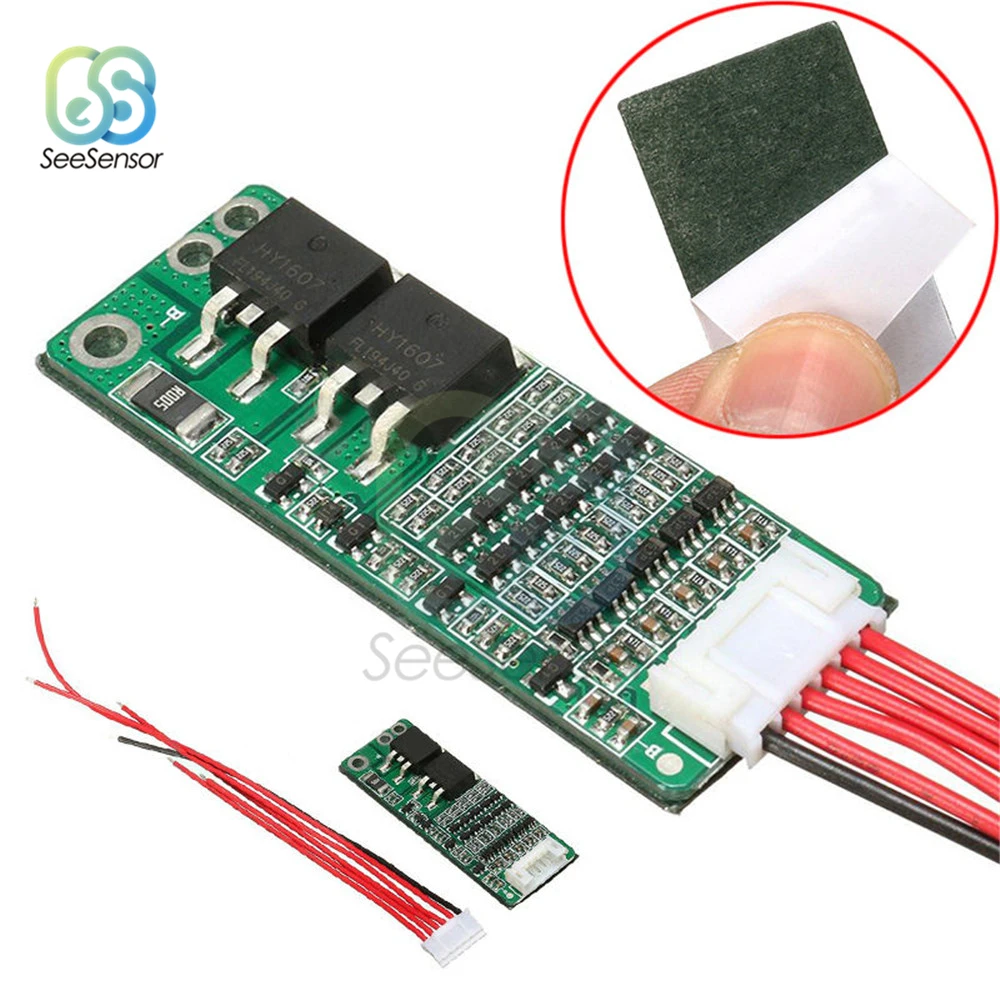 1S 2.5A 2S 3A 3S 20A 4S 30A 5S 15A Защитная плата PCB BMS зарядного устройства для литий ионной