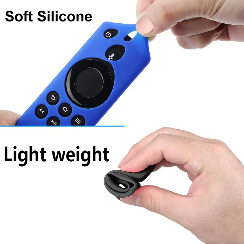 Remote Control Silicone Case For Fire TV Stick 4K Voice 5.9inch Anti-slip Dustproof Shock Protective Cover | Электроника
