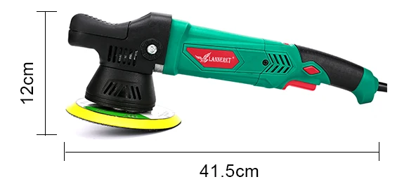 LANNERET 6 ''полировщик двойного действия 900 Вт электрическая полировальная машинка с переменной скоростью ударная и полировальная машина очиститель полировальная подушка