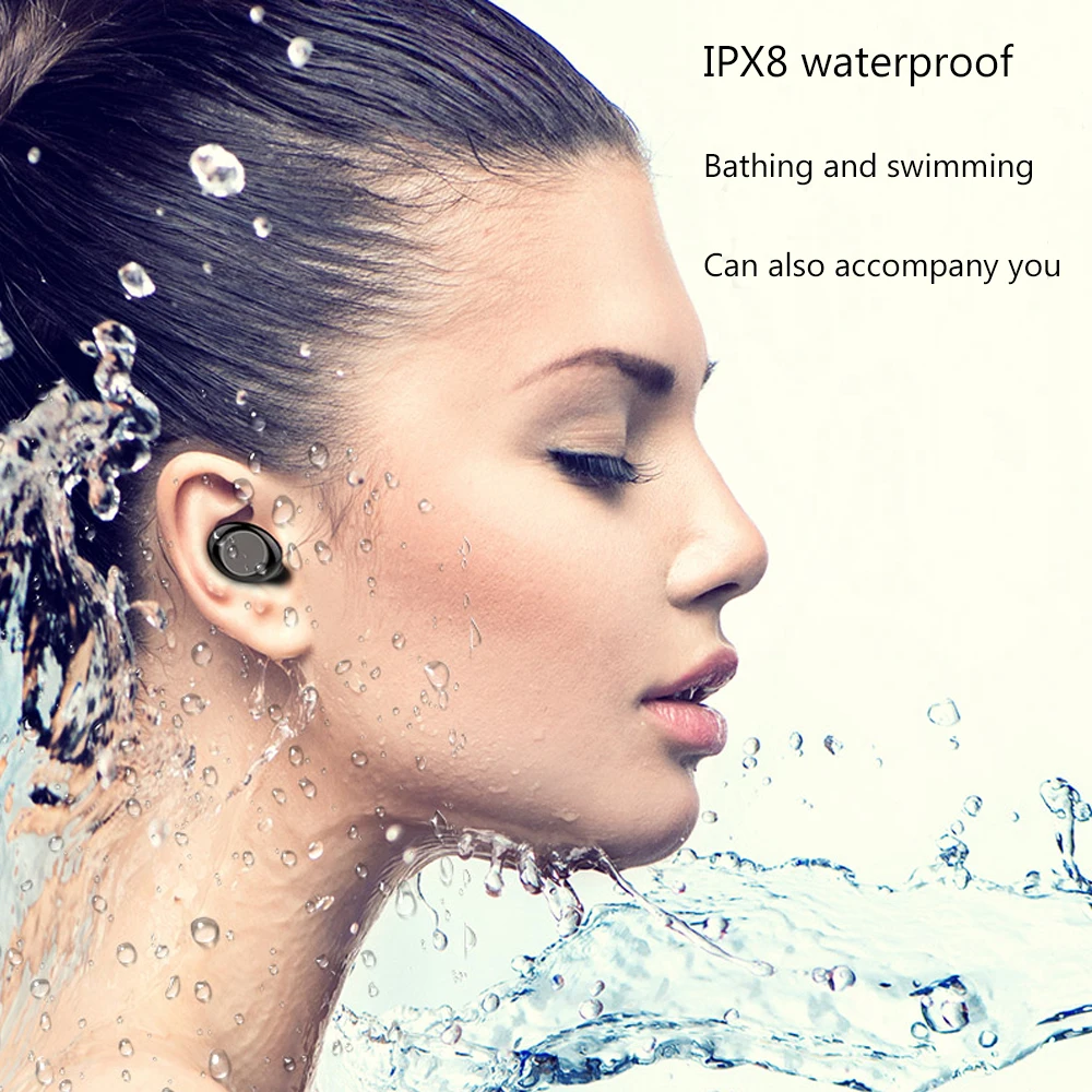 Беспроводная гарнитура TWS с сенсорным управлением Bluetooth 5 0 HiFi стерео наушники