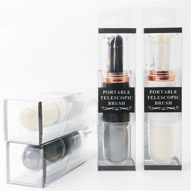 4 шт макияж кисти Выдвижной двойной головкой Обновления Большого одна для пудры