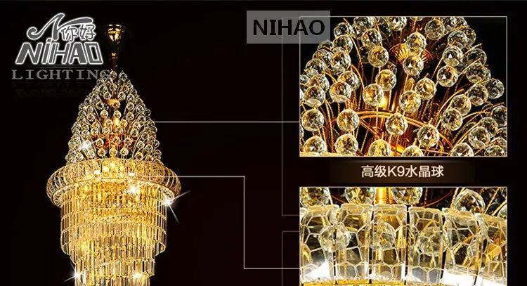 Люстра большая длинная Хрустальная|crystal light lamp|long crystal chandelierschandelier fixture |
