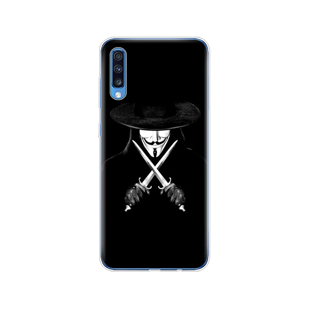 Для samsung A70 чехол Мягкий ТПУ силиконовый чехол для телефона для samsung Galaxy A70 чехол Coque Capa A 70 A705 A705F бампер прозрачный - Цвет: 61767