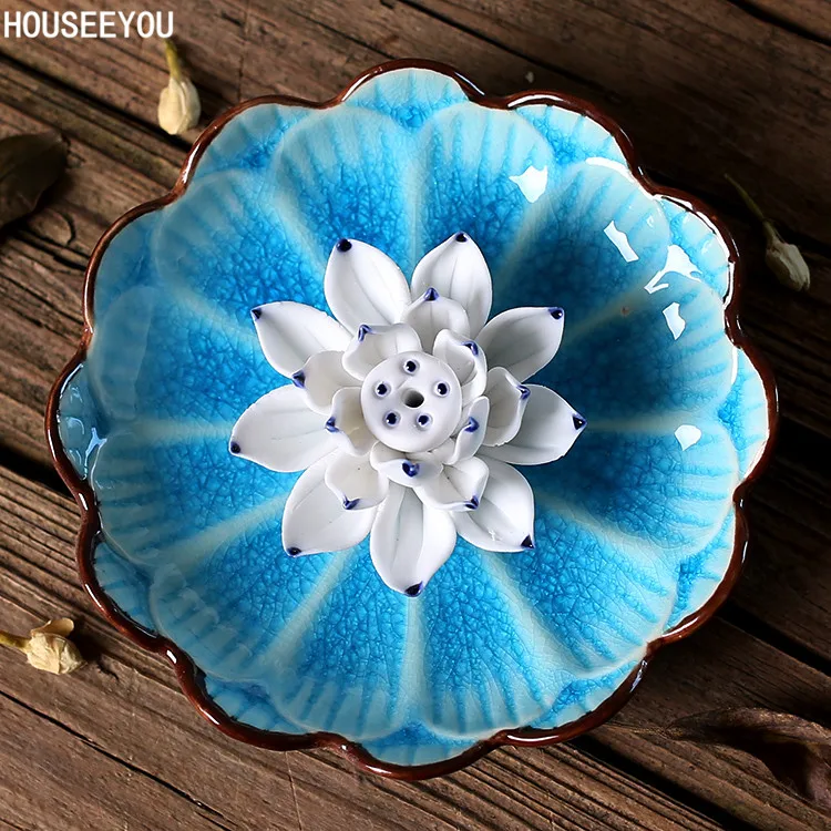 Керамический Лотос для ароматических палочек держатель домашнего декора | Дом и