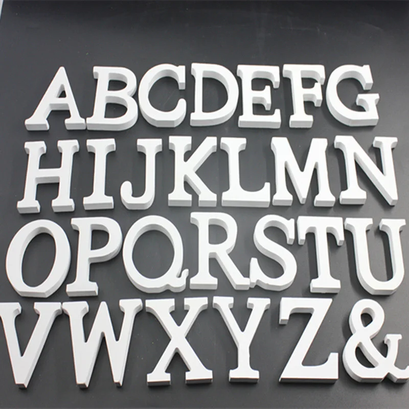 1 шт. украшение для дома деревянные буквы алфавита слова свободно стоящие сделай