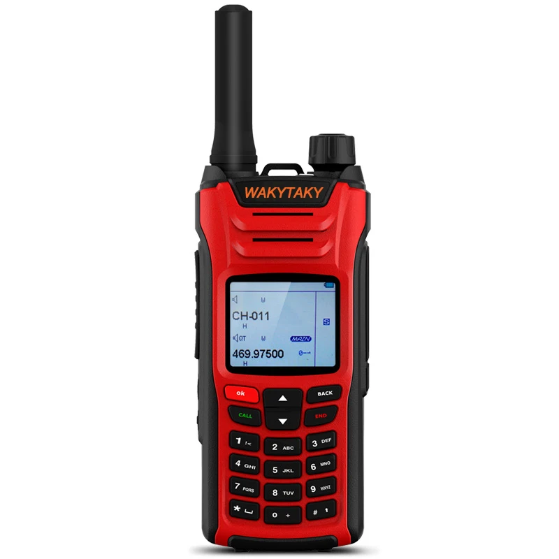 WAKYTAKY Long Range Walkie talkie 10 км 8 Вт Мощность пять Band ручной двухстороннее радиолюбителей
