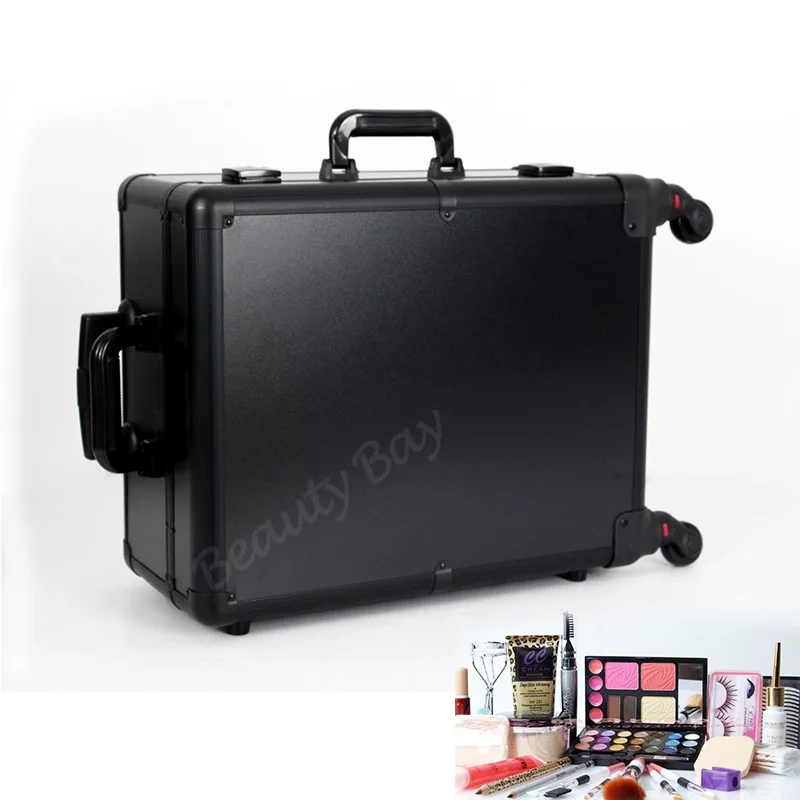 Черный цвет Professional make up artist освещенная станция для макияжа с подставкой