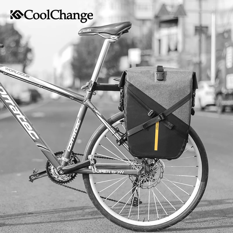 CoolChange нейлоновая багажная сумка для велосипеда водонепроницаемая отражающая