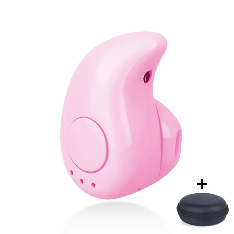 Pink With Bag GutsyMan, мини беспроводные наушники, Bluetooth, S530, свободные руки, наушники, Blutooth, стерео, Auriculares, наушники, гарнитура, телефон - Цвет: Pink With Bag