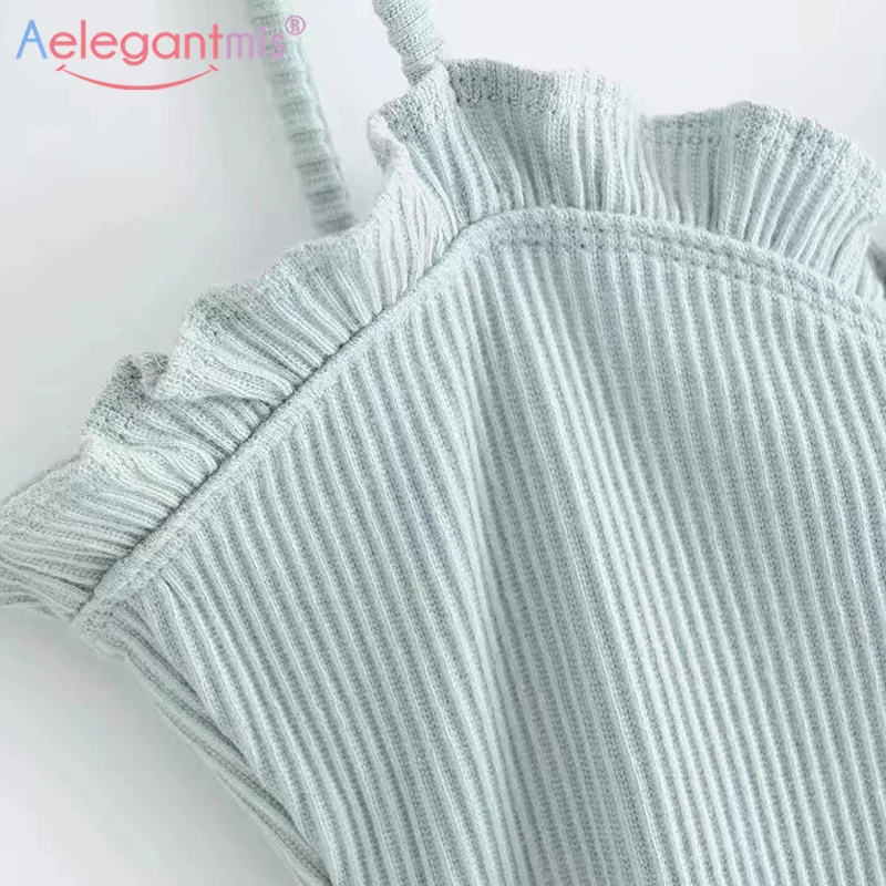 Aelegantmis, новинка, сексуальное боди с открытой спиной, женские плиссированные топы на бретельках, женские милые Боди на бретельках, розовые комбинезоны