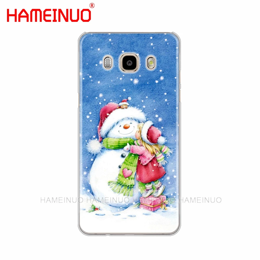43212 HAMEINUO Рождественский милый снеговик Снежинка чехол для телефона для samsung Galaxy J1 J2 J3 J5 J7 MINI ACE prime - Цвет: 43212
