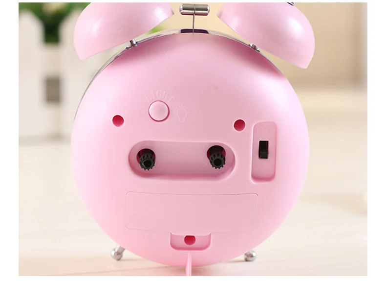 Hello kitty узор Прекрасный Дети мультфильм девушка офис электронная сигнализация стол настенные часы студента немой прикроватный современный кольцо
