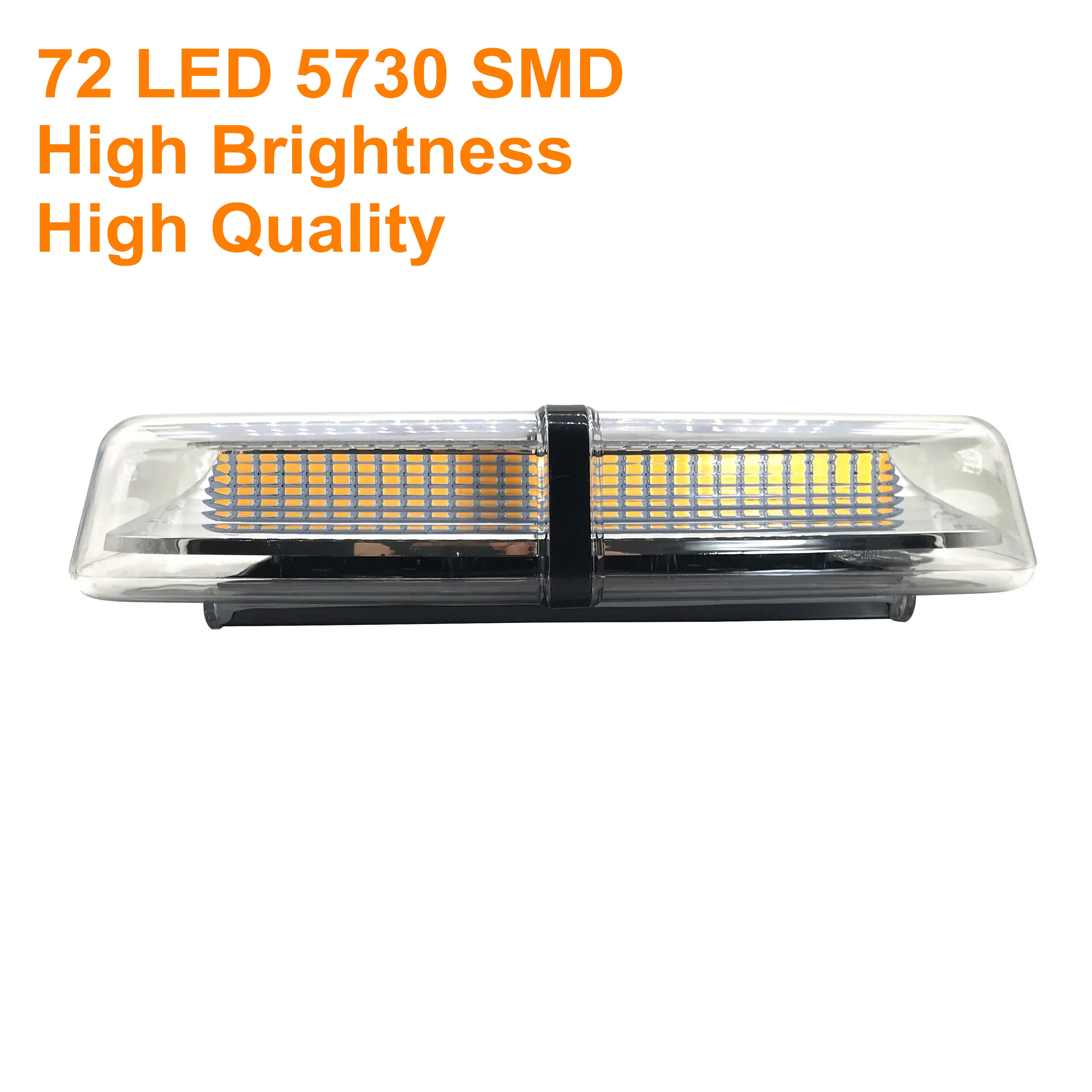 12 V/24 V 5730SMD 72 светодиодный крыши автомобиля стробоскоп аварийный светильник аварийно-спасательное транспортное средство скорой помощи полиции желтая мигающая Предупреждение лампа маяк