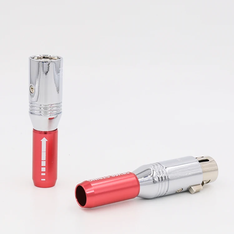 4 шт. гнездо XLR Hi end Hifi аудио разъем 3 контактный черный металлический корпус из