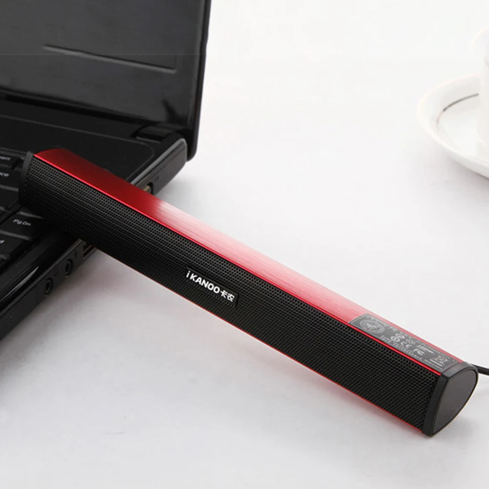 IKANOO N12 Портативный USB проводной динамик стерео музыкальный плеер для ноутбука портативный USB проводной динамик стерео