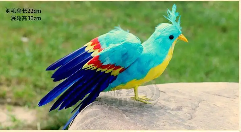 Красочные перья расширительные крылья птица модель 22x30 см полиэтилен и мех