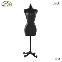 1pcs black display holder dress clothes gown mannequin model stand for dress doll plastic for dolls model stands home decor