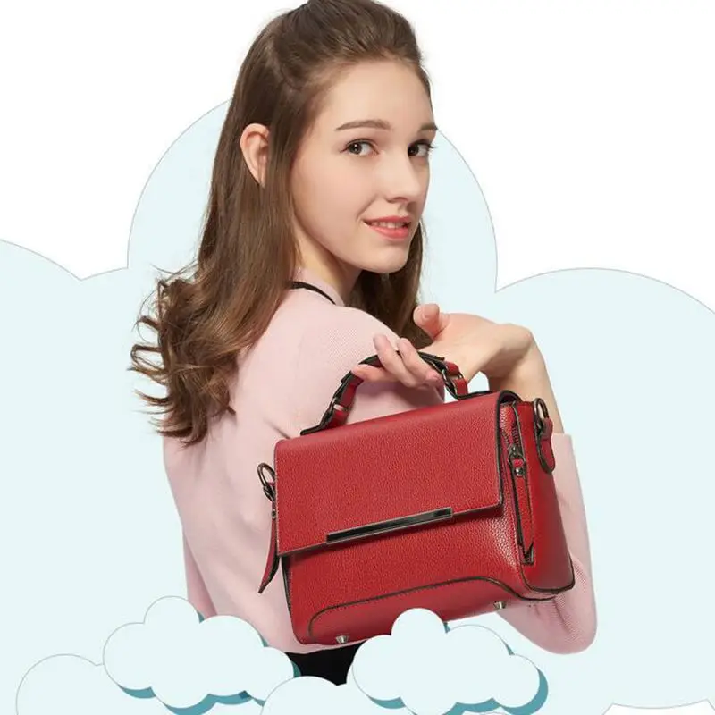 Женская сумка мессенджер из ПУ кожи с клапаном|bolsa brand|bag pumini flap bag |