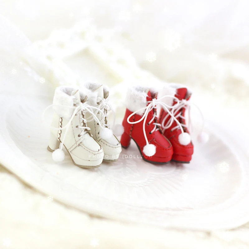 1 пара Blyth Doll зимние сапоги на высоком каблуке модная обувь для JB Momoko Azone Holala