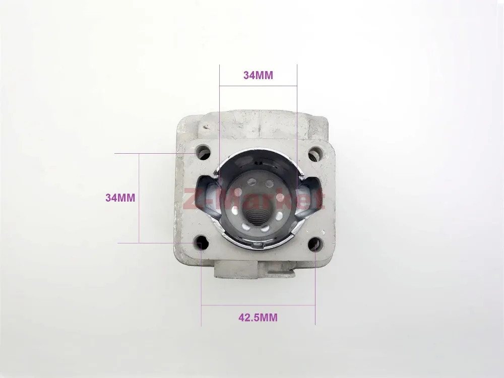 Поршень комплект 34 мм с набивкой для MITSUBISHI TL26 25.4CC кусторез. триммер травы. Двигатель садовые инструменты запасные части