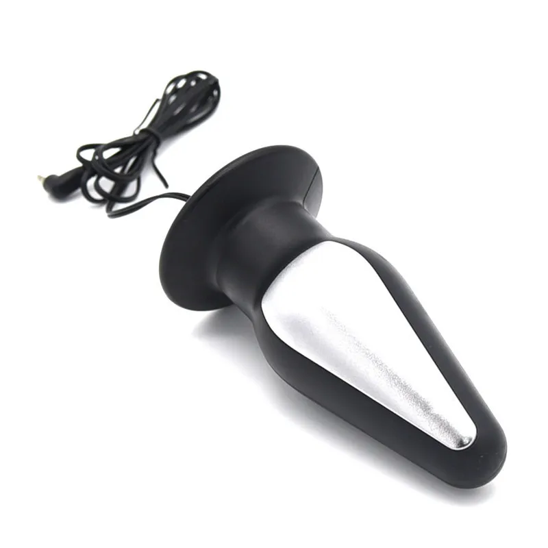 3 размера аксессуары для электрошока Анальная пробка интимные игрушки женщин