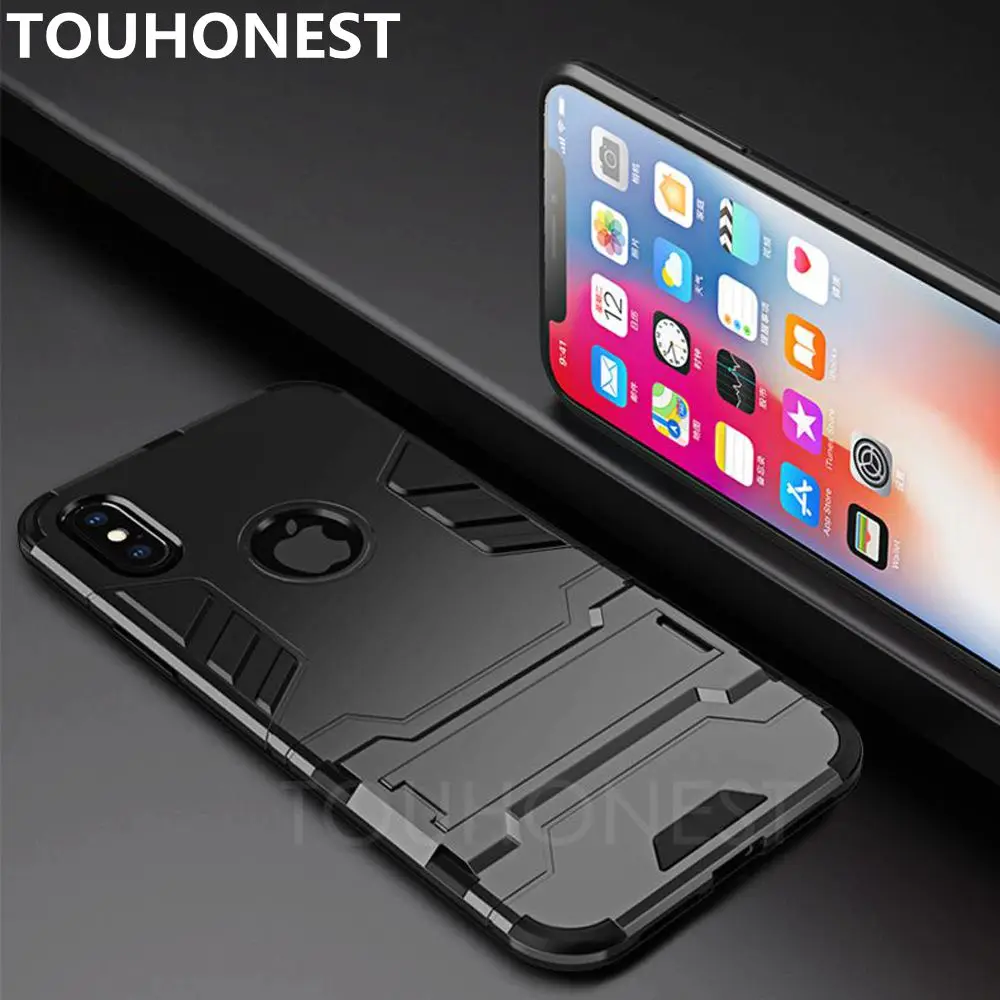 Чехол для iphone 11 Pro Max XS XR X 8 plus противоударный резиновый армированный Жесткий 7 6S 6 5S