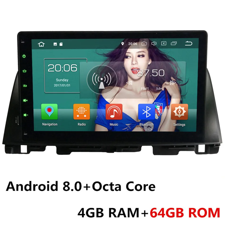 10," ips Octa Core 4G Android 8,1 4 Гб Оперативная память 64 Гб Встроенная память автомобильный DVD плеер радио GPS навигационная система ГЛОНАСС для Kia K5 Оптима - Цвет: Android 8.0 x 64GB