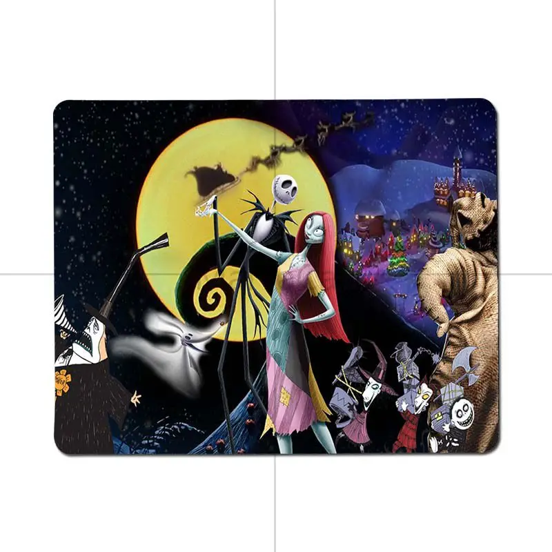 25X29cm MaiYaCa Кошмар перед Рождеством геймерские игровые коврики резиновый коврик для мыши Размер для 25X29 см 18x22 см игровые коврики для мыши - Цвет: 25X29cm