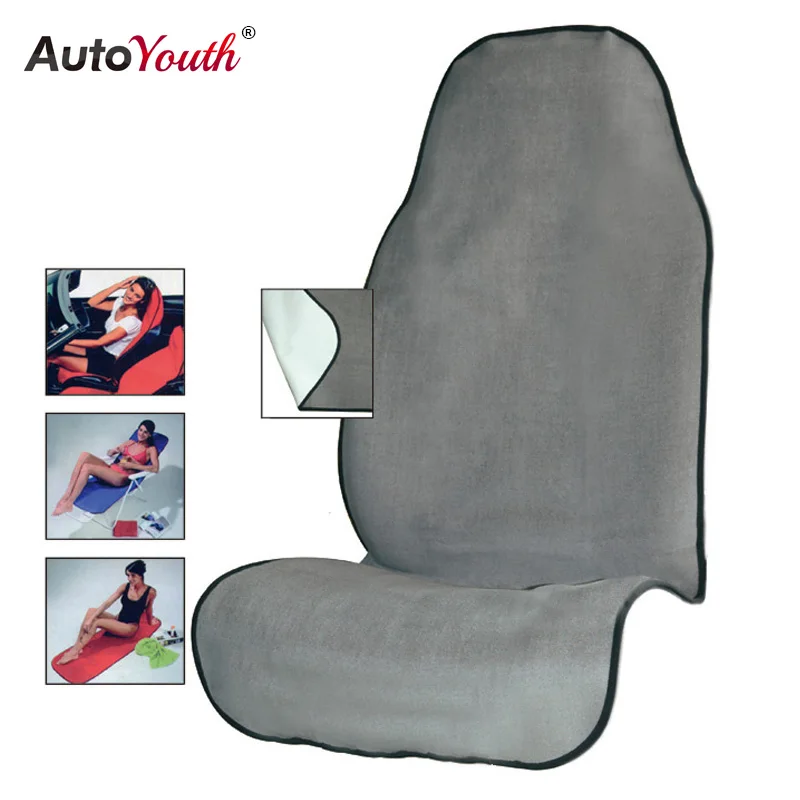 Gray AUTOYOUTH Лето Автомобиля Подушки Сиденья Пляжный Коврик Универсальный Приспосабливать Все бренд Автокресло Протектор Pet Мат Собака Чехлы На Сиденья Автомобиля охватывает - Название цвета: Gray