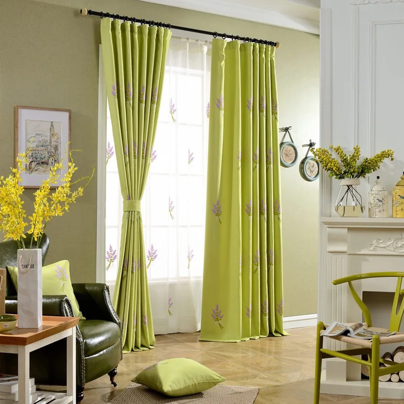 2019 Новые шторы пасторальные для детской спальни детские тюлевые вышитые Прованс