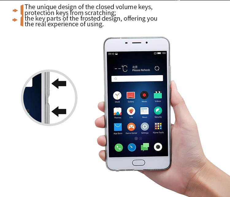 Meizu M3E чехол ТПУ чехол-накладка NILLKIN Nature прозрачный из мягкий для M3E(Meilan E 5 дюймов) +