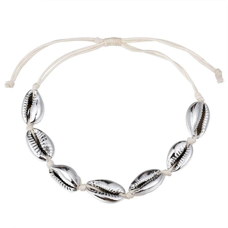 Женский браслет ZOSHI Золотой/серебристый металлический с подвеской для пляжа 2019 |