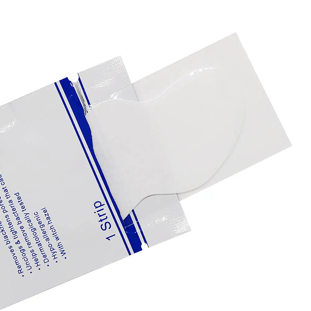 Маска назальная для удаления угрей полоски черных точек на носу и пятне наклейки