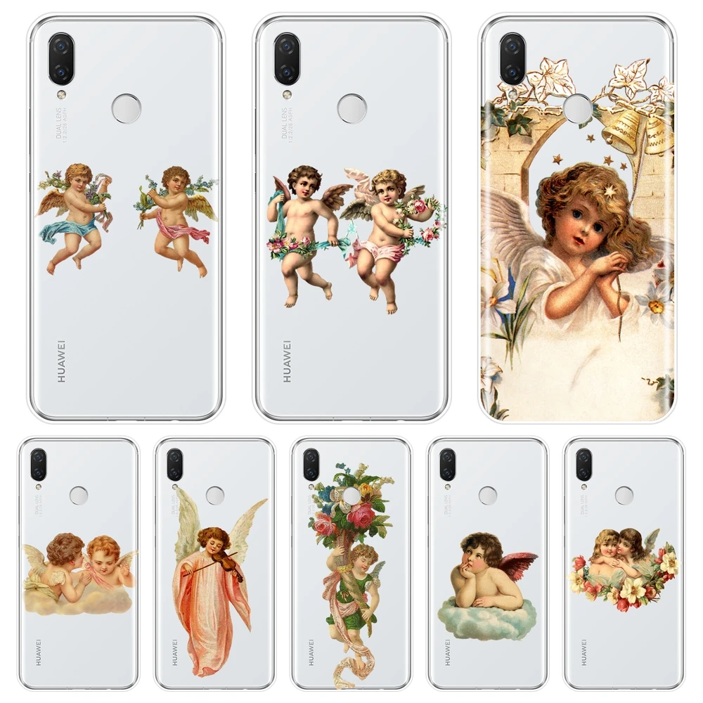 Чехол для телефона с изображением мальчика девочки ангела малыша Huawei Nova 2i 3 3I 3E 2