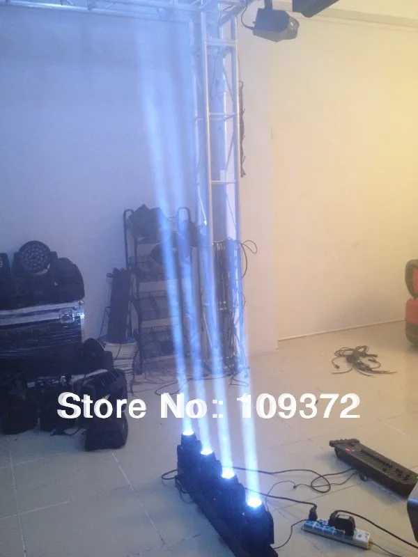 Домашний декор для вечеринок 2017 четыре головы Movinghead LED Луч света 10Wx4 RGBW/Белый