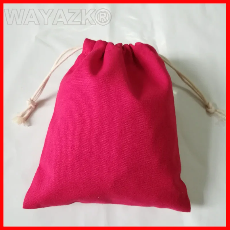 (50pcs/lot)red gift bag cotton