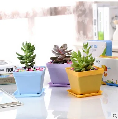 Высокое качество большие площади Цветочные горшки цветочные Разноцветные